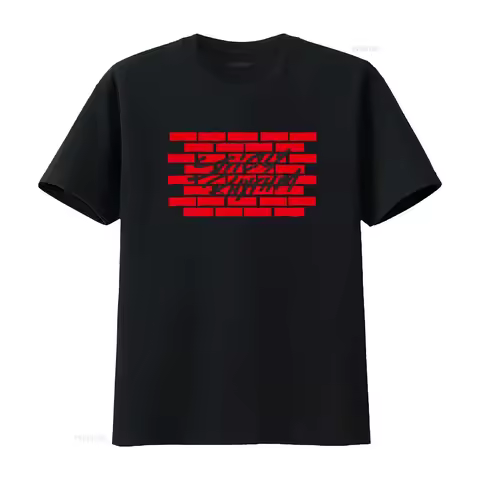 Strictly Rhythm Techno House Music T Shirt Red Brick Wall Design Sizes S 3XL vintage Washed graphic 