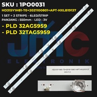 Backlight TV POLYTRON 32 Inch PLD-32AG5959 PLD-32TAG5959 HD315Y1H81-T0+2021100801+APT-HXLB19137