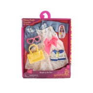 【Popular new products】 ♬(BD30246Z) Our Generation Deluxe Heartprint Dress Outfit toys for girls☉