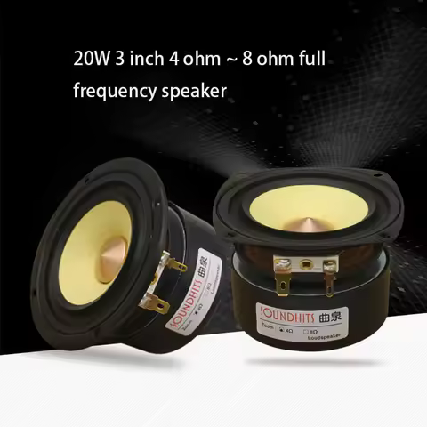 15 30W 3 Inch Speaker 4ohm~8ohm Fever Full Range Speaker Hifi Home Audio Amplifier Speaker 89dB 3dB 