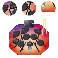 BNMUSIC Electronic Drum Set Electronic Drum Practice Pads Electronic Percussion Instrument Education