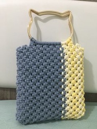 💙棉繩手工編織包包.Macrame💙