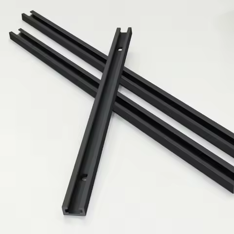 Aluminum T‑Track 19×9.5mm Woodworking T‑Slot Miter Slide Rail, T‑Screw Fixture Slot for Workbench Ji
