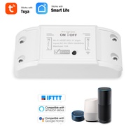 Yiuu Breaker ทำงานร่วมกับ Alexa Google Home Tuya WiFi Remote Tombol ไร้สายสวิตช์อัจฉริยะสวิตช์ไฟอัจฉ