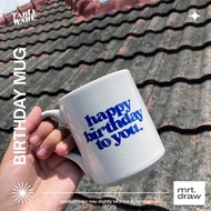 Birthday Mug | Glass Mug Ceramic Cup – Gift – Kado [LIMITED]