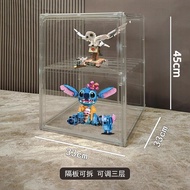 กล่องเก็บของ Lego Acrylic Transparent ป้องกันฝุ่น กล่องแสดงโมเดล Gundam โมเดลการ์ตูน กล่องเก็บของเล่