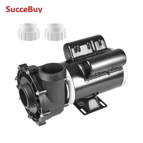 SucceBuy 2 Speed SPA Pump 48/56-Frame AC 110-120V SPA 1.5HP/3HP/4HP High Speed 2'' Port 90° Rotation