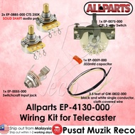 Allparts EP-4130-000 Telecaster Wiring Kit | CTS 250K Pots + CRL 3-Way Switch + Switchcraft Jack Gui