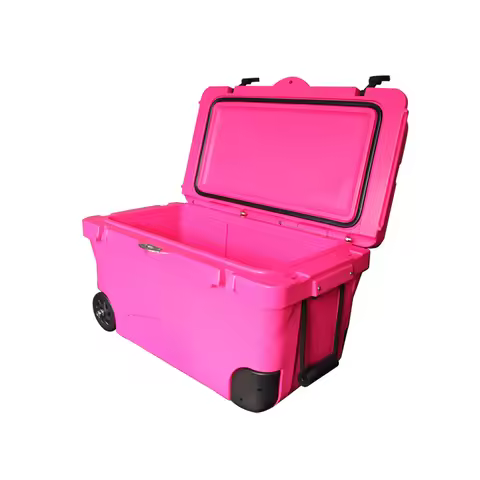 50QT Rotomolded Cooler Box With PU Insulation Ice Cooler for Short Trip