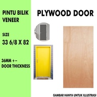 Interior Room Door / The veneer door / engineering wooden door standard size 33 6/8 x 83 Standard Size Pintu Bilik Kayu
