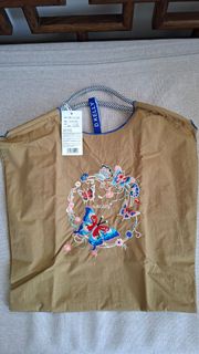 D. KELLY 日本刺繡蝴蝶圖案帆布袋