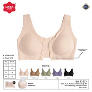 Sorex 33513 Cup B (34-40) Seamless Front Button Bra | Medium Foam Without Wire Without Hook gzm
