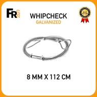 WHISKER GALVANIZED 8 MM X 112 CM. HOSE TO HOSE 3" TO 4"