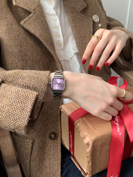 Ieke Watch Women's Korean Style Accessible Luxury Special-Interest Design Fancy Lavender Minimalist 