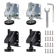 1/2/4 Pack Heavy Duty Furniture Levelers, Adjustable Height Leveling Feet For Furniture Cabinets War