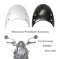 Motorcycle Windshield Aluminum Wind Deflector Windscreen For Kawasaki Z900RS Z 900 RS Z 900RS 2018 2
