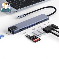 Typec Docking Station Hub USB30 Hub HDMI HD 4k Projection Device PD100W  HYRY