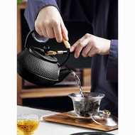 Chinese-Style Cast Iron Kettle Stove Tea Cooking Iron Pot Outdoor Kettle Tea Brewing Pot Iowl
