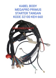 KABEL BODY MEGAPRO PRIMUS STATER STARTER TANGAN KODE 32100 KEH 660 MOTOR HONDA