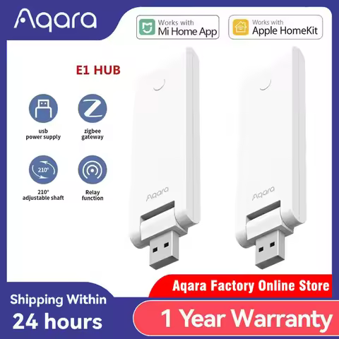 Aqara E1 Hub Zigbee 3.0 USB Smart Gateway aqara Hub Wireless Zigbee Connect Control Remote For Mijia