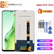IPARTSEXPERT 6.2‘’ Original LCD For Oppo A12 LCD Oppo A12s LCD Display Frame Touch Screen Digitizer Assembly Replacement For OPPO CPH2083 CPH2077