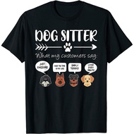 Dog Sitter Shirt Dog Sitter Funny Dog Faces Dog-Sitter T-Shirt
