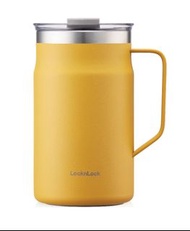 LocknLock 樂扣樂扣 都會馬克咖啡杯, 黃色, 600ml, 1個