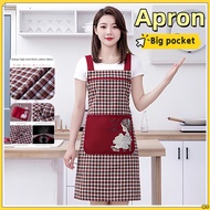 Workwear Cartoon Apron, Large Capacity Pocket Apron, Waterproof, Oil Resistant and Anti-fading Apron