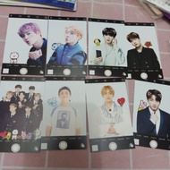 Kpop BTS photocard 4pcs two side