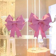 1pc Extra Large Bow, DIY Pink/Red Giant Decorative Bow Set In EVA Material, For Christmas,Weddings, 