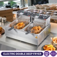 Electric Deep Fryer Stainless Steel | Single & Double Tank Fryer | Commercial Heavy Duty Fryer