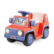 Bluey 6V Ride On Car for Toddlers - Interactive Electric Car for Kids with Sound Effects & Music, Ri