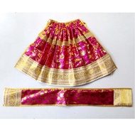 AMMAN PAVADAI (SKIRT) SET READY MADE - SIZE 11 - 33CM