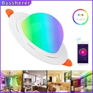 Byssherer TUYA RGBW WiFi Smart LED Downlight 7W Celling Light App Controlled Indoor Living Room