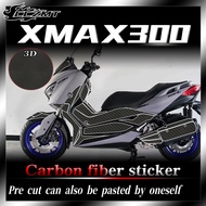 For Yamaha XMAX300 2022 car sticker 6D carbon fiber protective sticker body sticker fuel tank sticker accessories modification parts