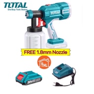 TOTAL Lithium Ion 20V Cordless Spray Gun TSGLI2001