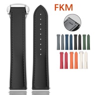 Fluoro Rubber Strap for Omega Seamaster 20mm 21mm 22mm FKM Quick Release Universal Watch Band Access