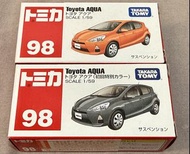 TOMICA NO.98 TOYOTA AQUA PRIUS C