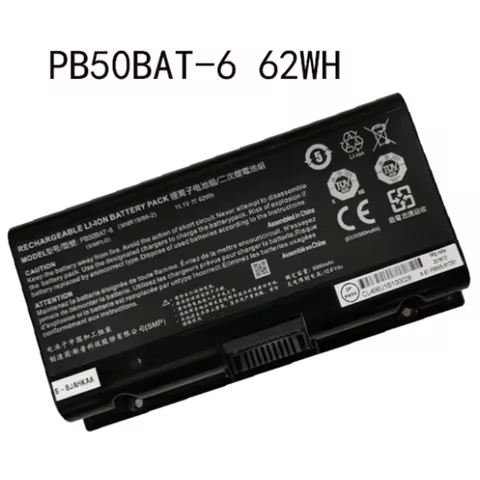 PB50BAT-6 CPB5S01 CPB5S03 Battery For Hasee Z9 G9CU7PK Z8G8CR7P1 ZX9DA7NP PowerSpec 1720 1520 Clevo 