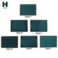 Homyl Jewelry Tray, Organizer Storage Case Bamboo Wood Display Holder for Gadgets Drawers Closet Gif