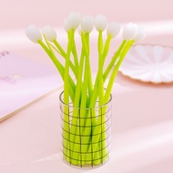4 PCS Wholesale Creative Color Change Tulip Silicone Gel Pen Small Fresh and Lovely Student Exam Wri