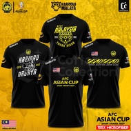 Baju-T Harimau MALAYSIA, MICROFIBER, 160GSM, AFC Piala Asia 2027 smd sagaday2025 anak teknik kai