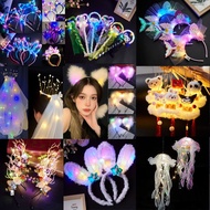 Stall Small Gifts Night Market Toys Bar Toys Headbands Children Luminous Headbands Headwear Stall Pu