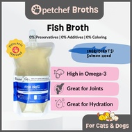 Fish Broth for Pets - Omega 3 Collagen Rehydration - for Cats & Dogs - Petchef- Sup Kucing & Anjing