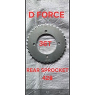 D FORCE REAR SPROCKET 36T