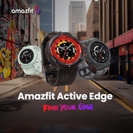 [ORI MY] Amazfit Active Edge Smart Watch AI Health Coach for Gym, 5 Satellites GPS, Stylish Rugged Sport Fitness Design