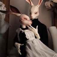 《阿寶模型》【完售展示】DollZone奧比&amp;塔露3分4分裸娃BJD娃娃兔頭獸人叔叔