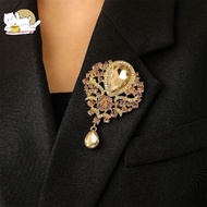 Rhinestone Alloy Corsage for Women Pendant Brooch Pin Accessories HYYUE