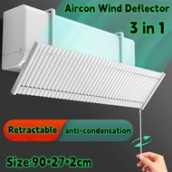 wind deflactor Aircon Wind Deflector Retractable Air Conditioner Wind Shield Aircon Wind Deflector A