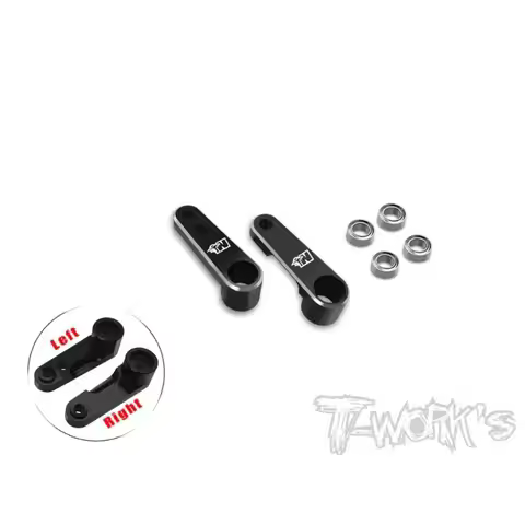 Original T Works TE-B7-F 7075-T6 Alum. Steering Bellcrank ( For Team Associated RC10 B7/B6.4 ) Rc To